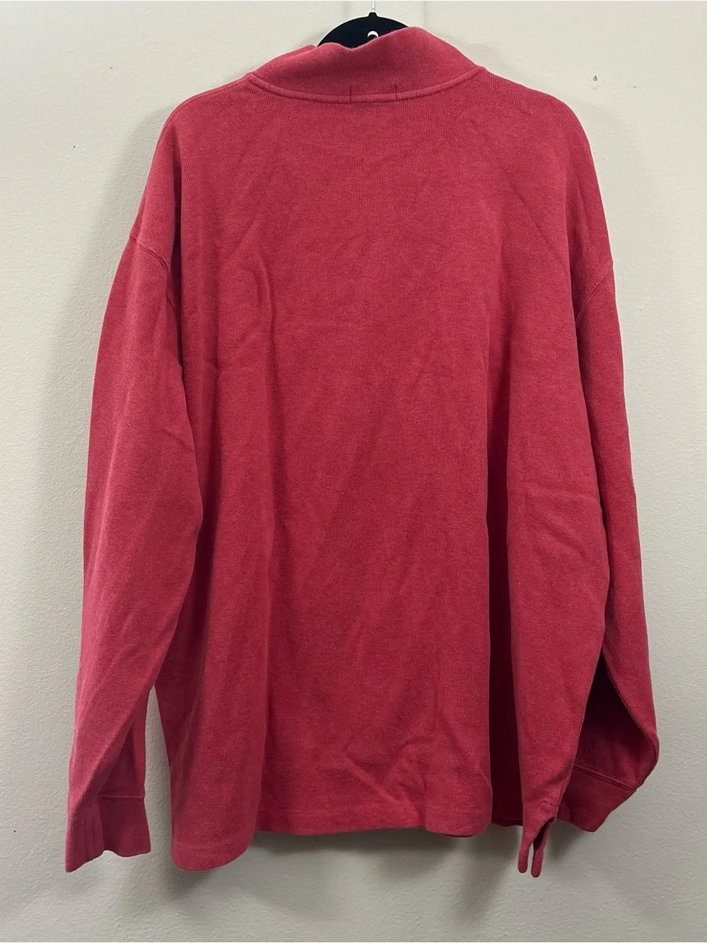 Polo Ralph Lauren quarter-zip pullover sweater womens 2XLT red preppy
